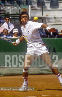 Rome, 1989. Argentine tennis player Guillermo Perez Roldan / Roma, 1989. il tennista argentino Guillermo perez Roldan - ©Marcello Mencarini/Rosebud2