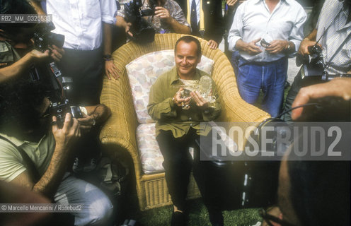 Venice Lido, Venice Film Festival 1992. American actor Joe Pesci at photo call / JLido di venezia, Mostra del Cinema di Venezia 1992. Lattore Joe Pesci al photo call - ©Marcello Mencarini/Rosebud2