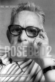 Rome, 1979. Italian composer Goffredo Petrassi / Roma, 1979. Il compositore Goffredo Petrassi - ©Marcello Mencarini/Rosebud2