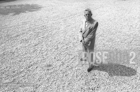 Rome, 1979. Italian composer Goffredo Petrassi at Villa Borghese / Roma, 1979. Il compositore Goffredo Petrassi a villa Borghese - ©Marcello Mencarini/Rosebud2