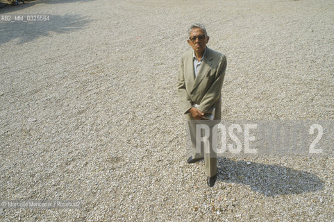 Rome, 1979. Italian composer Goffredo Petrassi at Villa Borghese / Roma, 1979. Il compositore Goffredo Petrassi a villa Borghese - ©Marcello Mencarini/Rosebud2