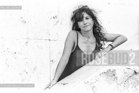 Rome, about 1980. Italian writer sandra Petrignani / Roma, 1985 circa. La scrittrice Sandra Petrignani - ©Marcello Mencarini/Rosebud2