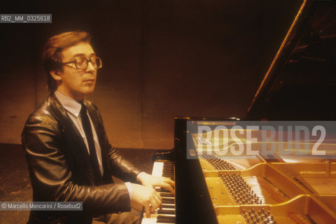 Russian pianist Boris Petrushansky (about 1985) / Il pianista Boris Petrushansky (1985 circa) - ©Marcello Mencarini/Rosebud2