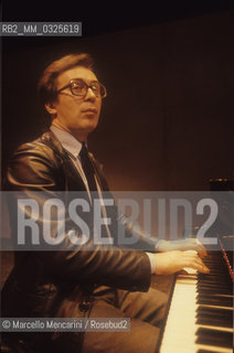 Russian pianist Boris Petrushansky (about 1985) / Il pianista Boris Petrushansky (1985 circa) - ©Marcello Mencarini/Rosebud2