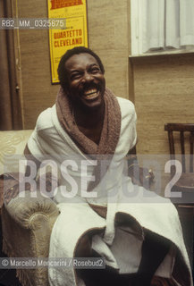 Soul singer Wilson Pickett, about 1980 / Il cantante soul Wilson Pickett, 1980 circa- ©Marcello Mencarini/Rosebud2