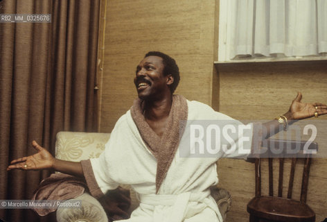 Soul singer Wilson Pickett, about 1980 / Il cantante soul Wilson Pickett, 1980 circa- ©Marcello Mencarini/Rosebud2