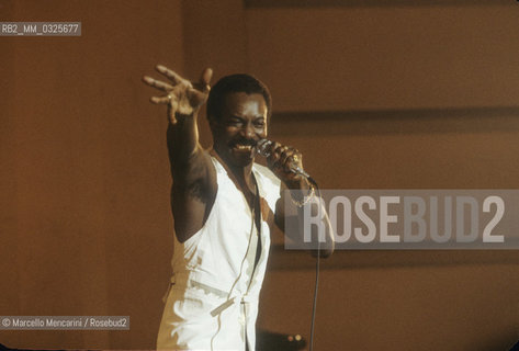 Soul singer Wilson Pickett, about 1980 / Il cantante soul Wilson Pickett, 1980 circa- ©Marcello Mencarini/Rosebud2