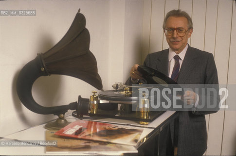 Giovanni Pieraccini, President of Rome Opera House Friends association (about 1985) / Giovanni Pieraccini, presidente dellassociazione Amici del Teatro dellOpera di Roma (1985 circa) - ©Marcello Mencarini/Rosebud2