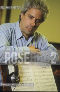 Rome, 1992. Italian composer Franco Piersanti / Roma, 1992. Il compositore franco Piersanti - ©Marcello Mencarini/Rosebud2