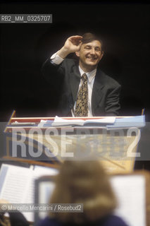 Rome, 1995. British conductor Trevor Pinnock / Roma, 1995. Il direttore dorchestra Trevor Pinnock - ©Marcello Mencarini/Rosebud2