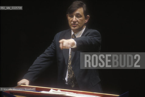 Rome, 1995. British conductor Trevor Pinnock / Roma, 1995. Il direttore dorchestra Trevor Pinnock - ©Marcello Mencarini/Rosebud2