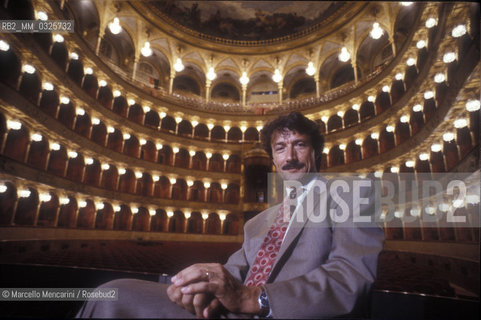 Rome, 1989. Theater manager Ferdinando Pinto in Rome Opera House directed by himself / Roma, 1989. Il manager teatrale Ferdinando nel teatro dellopera di Roma da lui diretto - ©Marcello Mencarini/Rosebud2