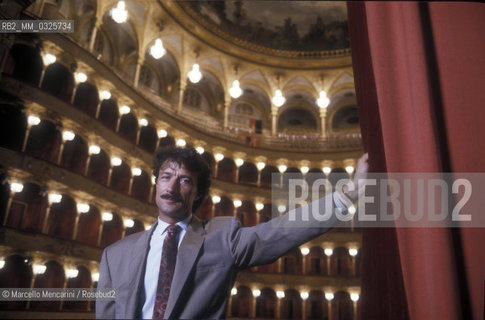 Rome, 1989. Theater manager Ferdinando Pinto in Rome Opera House directed by himself / Roma, 1989. Il manager teatrale Ferdinando nel teatro dellopera di Roma da lui diretto - ©Marcello Mencarini/Rosebud2