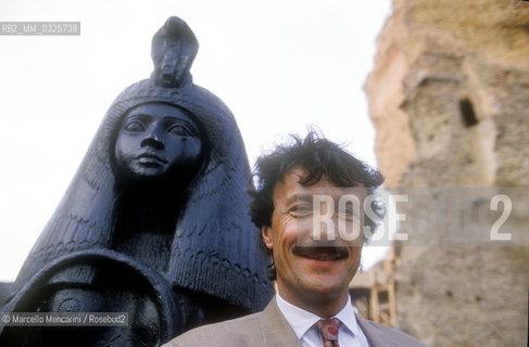 Rome, 1989. Theater manager Ferdinando Pinto at Baths of Caracalla / Rome, 1989. Il manager teatrale Ferdinando Pinto alle Terme di Caracalla - ©Marcello Mencarini/Rosebud2