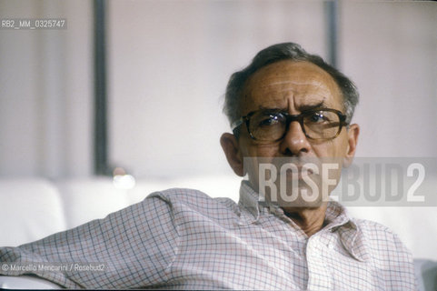 Italian journalist Luigi Pintor (about 1990) / Il giornalista Luigi Pintor (1990 circa) - ©Marcello Mencarini/Rosebud2