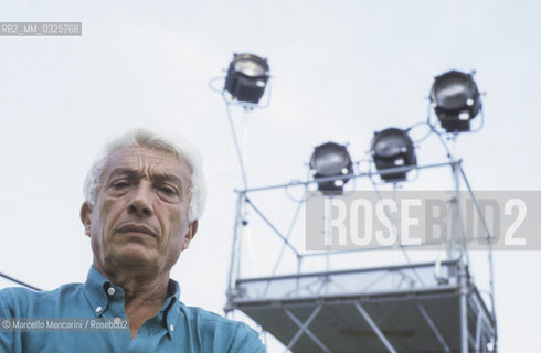 Venice Lido, Venice Film Festival 1986. Italian scriptwriter Ugo Pirro / Lido di Venezia, Mostra del Cinema di Venezia 1986. Lo sceneggiatore Ugo Pirro - ©Marcello Mencarini/Rosebud2