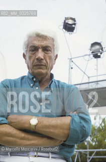 Venice Lido, Venice Film Festival 1986. Italian scriptwriter Ugo Pirro / Lido di Venezia, Mostra del Cinema di Venezia 1986. Lo sceneggiatore Ugo Pirro - ©Marcello Mencarini/Rosebud2