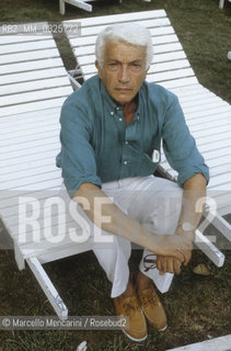 Venice Lido, Venice Film Festival 1986. Italian scriptwriter Ugo Pirro / Lido di Venezia, Mostra del Cinema di Venezia 1986. Lo sceneggiatore Ugo Pirro - ©Marcello Mencarini/Rosebud2