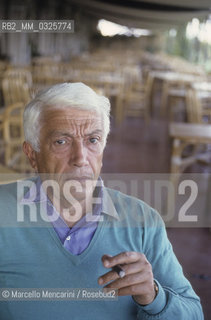 Venice Lido, Venice Film Festival 1986. Italian scriptwriter Ugo Pirro / Lido di Venezia, Mostra del Cinema di Venezia 1986. Lo sceneggiatore Ugo Pirro - ©Marcello Mencarini/Rosebud2