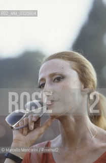 Rome, Baths of Caracalla, 1984. Russian ballet dancer Maja Plisetskaja / Roma, Terme di Caracalla 1984. La ballerina russa Maja Plissetskaja - ©Marcello Mencarini/Rosebud2