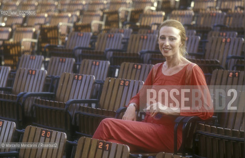 Rome, Baths of Caracalla, 1984. Russian ballet dancer Maja Plisetskaja / Roma, Terme di Caracalla 1984. La ballerina russa Maja Plissetskaja - ©Marcello Mencarini/Rosebud2