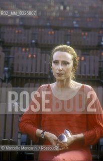 Rome, Baths of Caracalla, 1984. Russian ballet dancer Maja Plisetskaja / Roma, Terme di Caracalla 1984. La ballerina russa Maja Plissetskaja - ©Marcello Mencarini/Rosebud2