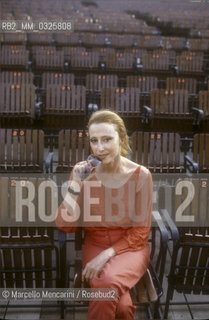 Rome, Baths of Caracalla, 1984. Russian ballet dancer Maja Plisetskaja / Roma, Terme di Caracalla 1984. La ballerina russa Maja Plissetskaja - ©Marcello Mencarini/Rosebud2