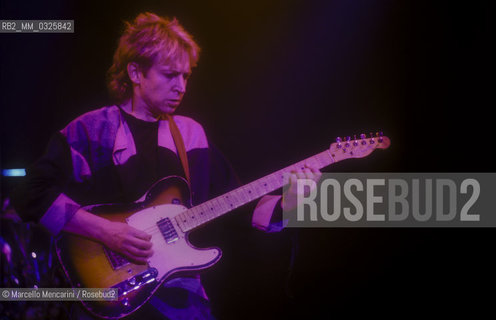 Rome, 1984. The Police performing live: guitarist Andy Summers / Roma, 1984. I Police in concerto: il chitarrista Andy Summers - ©Marcello Mencarini/Rosebud2