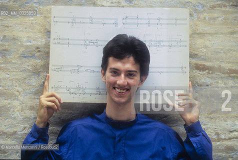 Pesaro, 1997. Pianist Daniele Pollini / Pesaro, 1997. Il pianista Daniele Pollini - ©Marcello Mencarini/Rosebud2