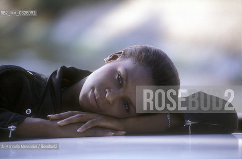 Venice Film Festival 1989. French actress Patrice-Flora Praxo / Lido di Venezia, Mostra del Cinema di venezia 1889. Lattrice Patrice-Flora Praxo - ©Marcello Mencarini/Rosebud2