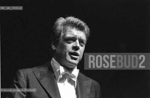 German lyric baritone Hermann Prey (1980) / Il baritono Hermann Prey (1980) - ©Marcello Mencarini/Rosebud2