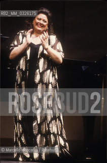 British soprano Margaret Price (about 1985) / Il soprano Margaret Price (1985 circa) - ©Marcello Mencarini/Rosebud2