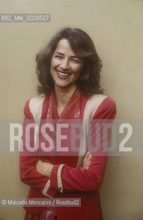 Venice Lido, Venice Film Festival 1984. British actress Charlotte Rampling / Lido di Venezia, Mostra di Venezia 1984. Lattrice Charlotte rampling - ©Marcello Mencarini/Rosebud2