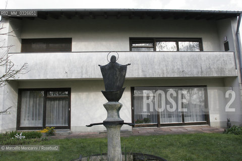 Vacation house of JOSEPH RATZINGER (Pope Benedict XVI).Pentling, Regensburg (D). 21 April 2005 / La casa  delle vacanze di JOSEPH RATZINGER (Papa Benedetto XVI). Pentling, Regensburg (D). 21 aprile 2005 - ©Marcello Mencarini/Rosebud2