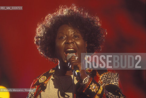 Blues and jazz singer Sandra Reavesr, 1999 / La cantante Sandra Reaves, 1999 - ©Marcello Mencarini/Rosebud2