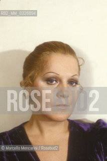 Italian soprano Katia Ricciarelli (about 1985) / Il soprano Katia Ricciarelli (1985 circa) - ©Marcello Mencarini/Rosebud2