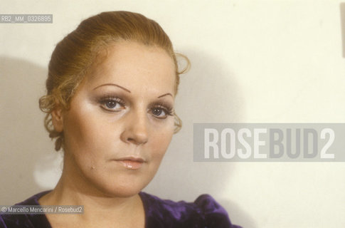 Italian soprano Katia Ricciarelli (about 1985) / Il soprano Katia Ricciarelli (1985 circa) - ©Marcello Mencarini/Rosebud2