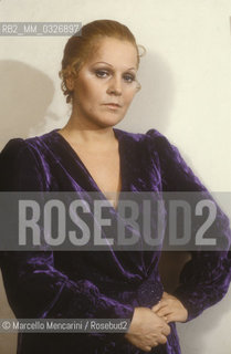 Italian soprano Katia Ricciarelli (about 1985) / Il soprano Katia Ricciarelli (1985 circa) - ©Marcello Mencarini/Rosebud2