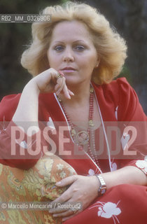 Italian soprano Katia Ricciarelli (1984) / Il soprano Katia Ricciarelli (1984) - ©Marcello Mencarini/Rosebud2