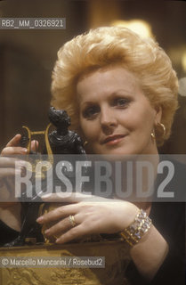 Soprano Katia Ricciarelli (1991) / Il soprano Katia Ricciarelli (1991) - ©Marcello Mencarini/Rosebud2