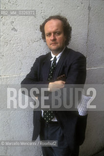 Venice,1995. German composer Wolfgang Rihm / Venezia, 1995. Il compositore tedesco Wolfgang Rihm - ©Marcello Mencarini/Rosebud2