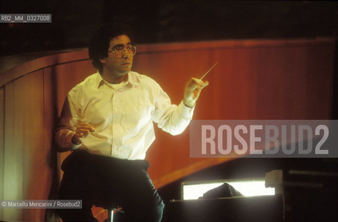 Genoa, 1991. Italian conductor Carlo Rizzi / Genova, 1991. Il direttore dorchestra Carlo Rizzi - ©Marcello Mencarini/Rosebud2