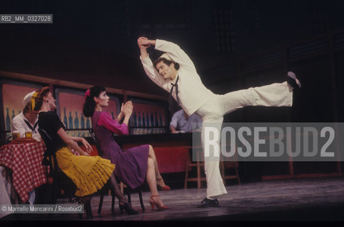 Fancy Free, a ballet by Jerome Robbins (Rome, about 1985) / Fancy Free, un balletto di  Jerome Robbins (Roma, 1985 circa)  - ©Marcello Mencarini/Rosebud2