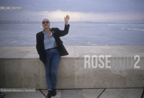 Venice, 1994. Italian journalist Simonetta Robiony / Venezia, 1994. La giornalista Simonetta Robiony- ©Marcello Mencarini/Rosebud2