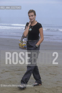 Venice Film Festival 1998. Italian actress Stefania Rocca, protagonist of the movie Viol@ directed by Donatella Maiorca / Mostra del Cinema di Venezia 1998. Lattrice Stefania Rocca, protagonista del film Viol@ diretto da Donatella Maiorca - ©Marcello Mencarini/Rosebud2