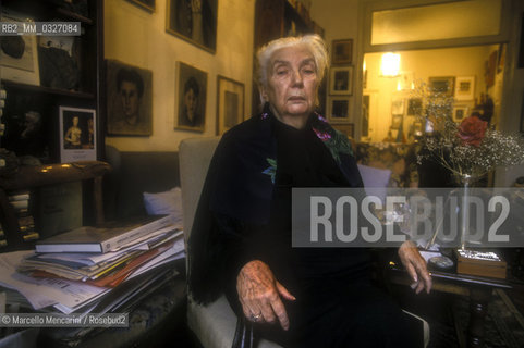 Writer Lalla Romano / La scrittrice Lalla Romano - ©Marcello Mencarini/Rosebud2