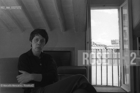 Rome, 1979. Italian poet Amelia Rosselli in her home / Roma, 1979. La poetessa Amelia Rosselli nella sua casa - ©Marcello Mencarini/Rosebud2