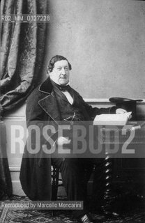 Photographic portrait of composer Gioacchino Rossini (1792–1868) / Ritratto fotografico del compositore Gioacchino Rossini (1792–1868) - Reproduced by Marcello Mencarini
/Rosebud2