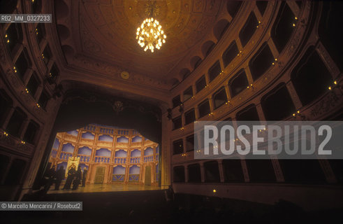 Rossini Theater at Lugo di Ravenna (Italy), where the family of composer Gioacchino Rossini moved in 1802 / Il Teatro Rossini a Lugo di Ravenna, dove nel 1802 si trasferì la famiglia del compositore Gioacchino Rossini - ©Marcello Mencarini/Rosebud2