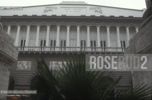 San Carlo Theater in Naples, directed by Rossini from 1815 to 1822 / Teatro San Carlo di Napoli, diretto da Rossini dal 1815 al 1822 - ©Marcello Mencarini/Rosebud2